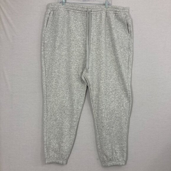 New Fabletics Light Gray the GO -TO Sweatpant 4X Relaxed Pull-on Comfy - Picture 1 of 10
